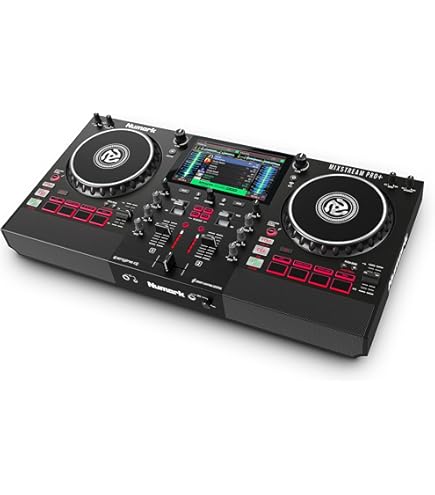 Amazon.com: Numark Mixtrack Quad Four Deck USB DJ Controller with